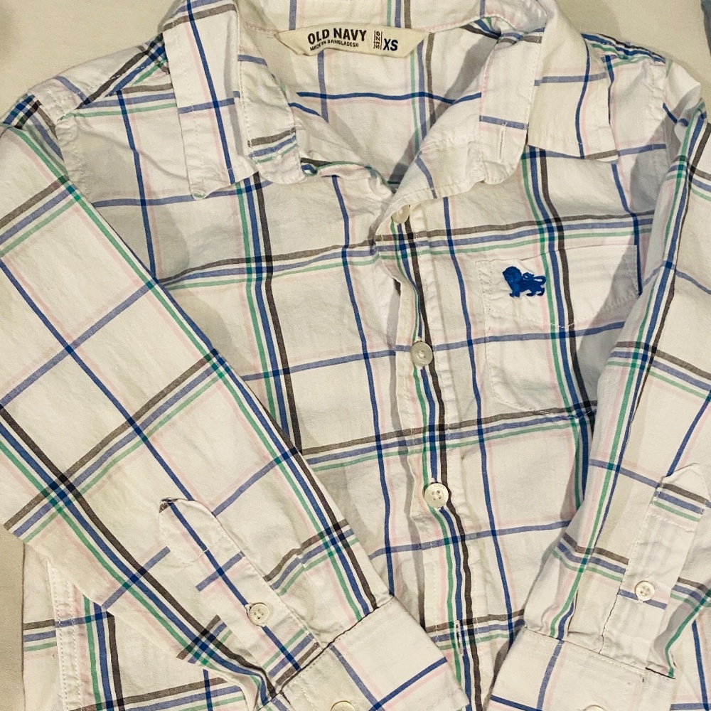 Boys XS Old Navy button up